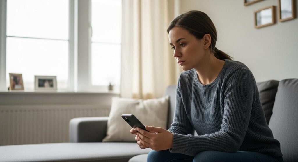 J'ai dit à mon ex de ne plus me contacter